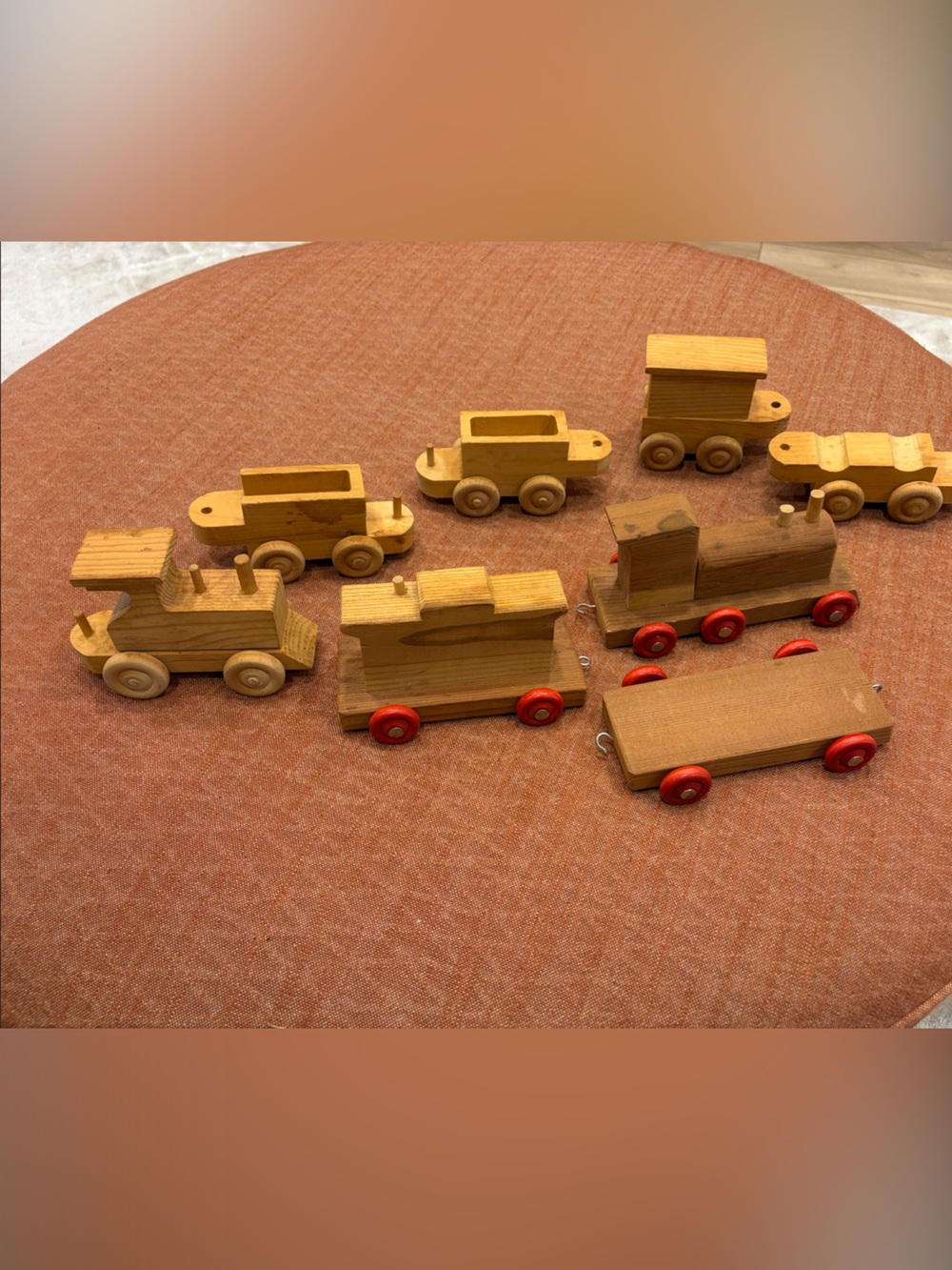 Vintage wood train for children